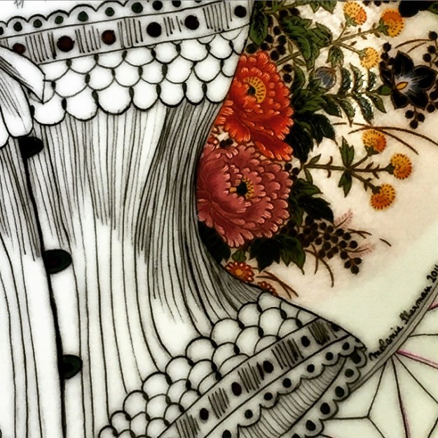 Corset Platter for Sexy Pots, opening at The Clay Studio on February 5th, 2016 Corset Platter for Sexy Pots, opening at The Clay Studio on February 5th, 2016